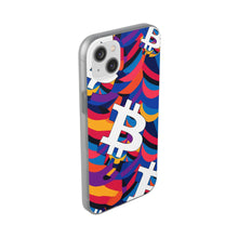 Load image into Gallery viewer, Bitcoin Abstrak Flexi Phone Cases