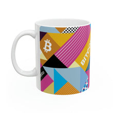Load image into Gallery viewer, Bitcoin Isometrik Ceramic Mug, 11oz
