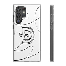 Load image into Gallery viewer, Dogecoin Line Art BW Flexi Cases