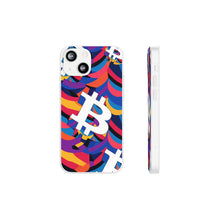 Load image into Gallery viewer, Bitcoin Abstrak Flexi Phone Cases