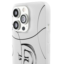 Load image into Gallery viewer, Dogecoin Line Art BW Flexi Cases