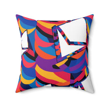 Load image into Gallery viewer, Ethereum Abstrak Spun Polyester Square Pillow