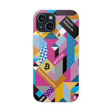 Load image into Gallery viewer, Bitcoin Isometrik Art Phone Cases