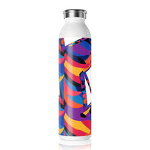 Load image into Gallery viewer, Ethereum Abstrak Slim Water Bottle