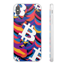 Load image into Gallery viewer, Bitcoin Abstrak Flexi Phone Cases