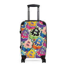 Load image into Gallery viewer, Bitcoin Pop Art Suitcase