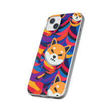 Load image into Gallery viewer, Shiba Inu Abstrak Flexi Cases
