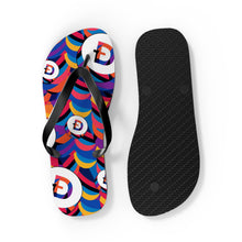 Load image into Gallery viewer, Dogecoin Abstrak Flip Flops