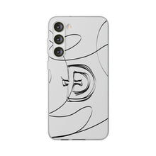 Load image into Gallery viewer, Dogecoin Line Art BW Flexi Cases