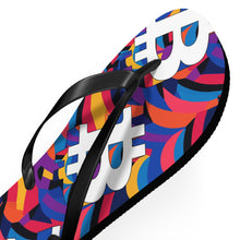 Load image into Gallery viewer, Bitcoin Abstrak Flip Flops