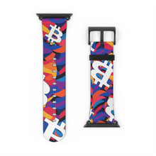 Load image into Gallery viewer, Bitcoin Abstrak Apple Watch Band