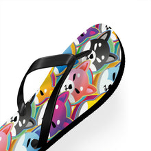 Load image into Gallery viewer, Shiba Inu Pop Art Flip Flops