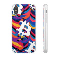 Load image into Gallery viewer, Bitcoin Abstrak Flexi Phone Cases