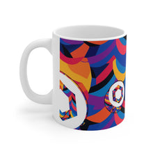 Load image into Gallery viewer, Chainlink Abstrak Ceramic Mug 11oz