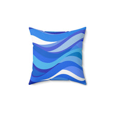 Load image into Gallery viewer, XRP Tidal Wave Spun Polyester Square Pillow