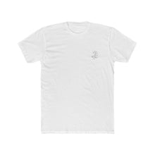 Load image into Gallery viewer, Bitcoin Signature Men's Cotton Short Sleeve Crew Tee (left chest)