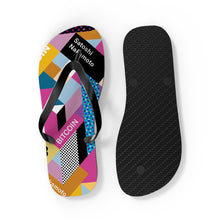 Load image into Gallery viewer, Bitcoin Isometrik Flip Flops