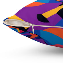 Load image into Gallery viewer, Chainlink Abstrak Spun Polyester Square Pillow