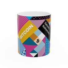 Load image into Gallery viewer, Bitcoin Isometrik Ceramic Mug, 11oz