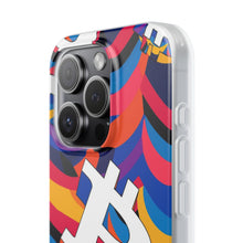 Load image into Gallery viewer, Bitcoin Abstrak Flexi Phone Cases