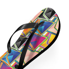 Load image into Gallery viewer, Ethereum Pop Art Unisex Flip Flops