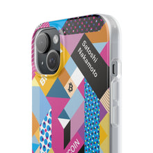 Load image into Gallery viewer, Bitcoin Isometrik Art Phone Cases