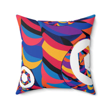 Load image into Gallery viewer, Chainlink Abstrak Spun Polyester Square Pillow
