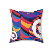 Load image into Gallery viewer, Chainlink Abstrak Spun Polyester Square Pillow