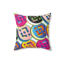Load image into Gallery viewer, Binance Pop Art Square Pillow