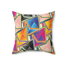 Load image into Gallery viewer, Ethereum Pop Art Square Pillow