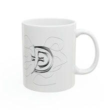 Load image into Gallery viewer, Dogecoin Line Art BW Ceramic Mug, 11oz
