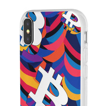Load image into Gallery viewer, Bitcoin Abstrak Flexi Phone Cases