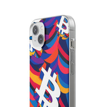 Load image into Gallery viewer, Bitcoin Abstrak Flexi Phone Cases