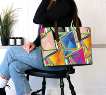 Load image into Gallery viewer, Ethereum Pop Art Vegan Tote Bag