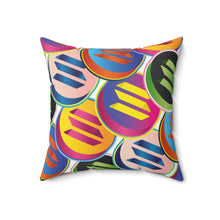 Load image into Gallery viewer, Solana Pop Art Square Pillow