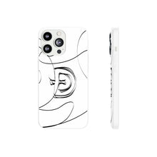 Load image into Gallery viewer, Dogecoin Line Art BW Flexi Cases