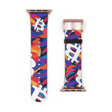 Load image into Gallery viewer, Bitcoin Abstrak Apple Watch Band