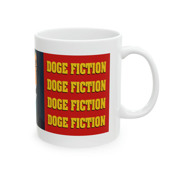 Doge Fiction Ceramic Mug, 11oz
