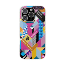 Load image into Gallery viewer, Bitcoin Isometrik Art Phone Cases