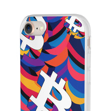 Load image into Gallery viewer, Bitcoin Abstrak Flexi Phone Cases