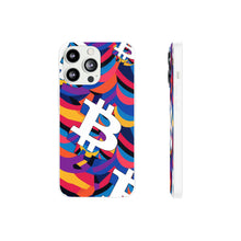 Load image into Gallery viewer, Bitcoin Abstrak Flexi Phone Cases