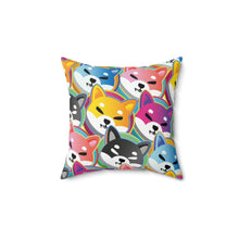 Load image into Gallery viewer, Shiba Inu Pop Art Square Pillow