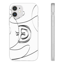 Load image into Gallery viewer, Dogecoin Line Art BW Flexi Cases