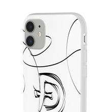 Load image into Gallery viewer, Dogecoin Line Art BW Flexi Cases