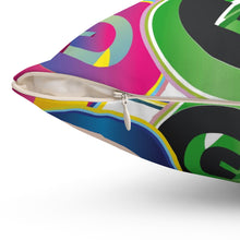 Load image into Gallery viewer, Dogecoin Pop Art Square Pillow
