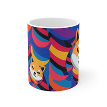 Load image into Gallery viewer, Shiba Inu Abstrak Ceramic Mug 11oz