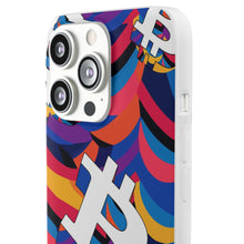 Load image into Gallery viewer, Bitcoin Abstrak Flexi Phone Cases