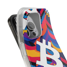 Load image into Gallery viewer, Bitcoin Abstrak Flexi Phone Cases