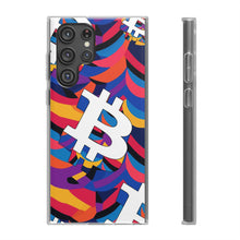 Load image into Gallery viewer, Bitcoin Abstrak Flexi Phone Cases
