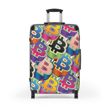Load image into Gallery viewer, Bitcoin Pop Art Suitcase